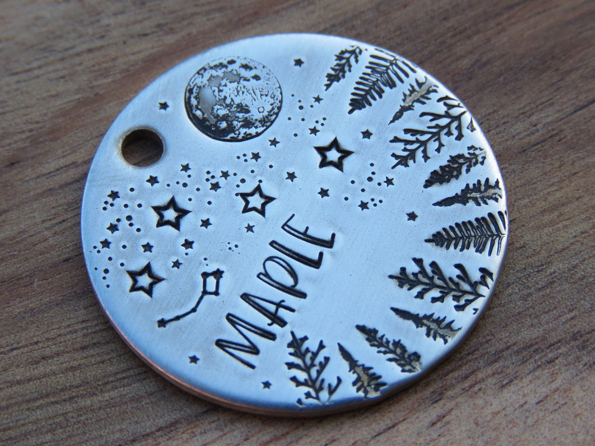 Native Wolf Pet Tags MAPLE