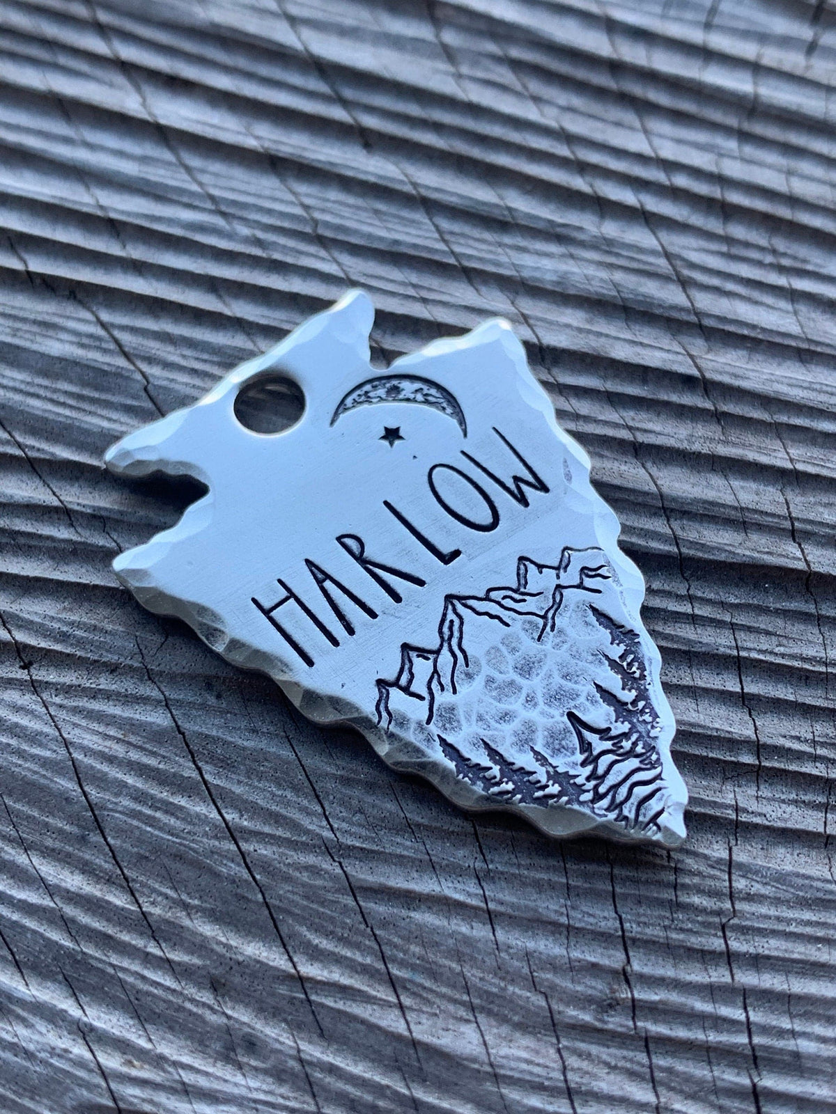 Native Wolf Pet Tags MAPLE