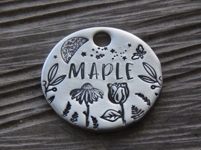 Native Wolf Pet Tags MAPLE