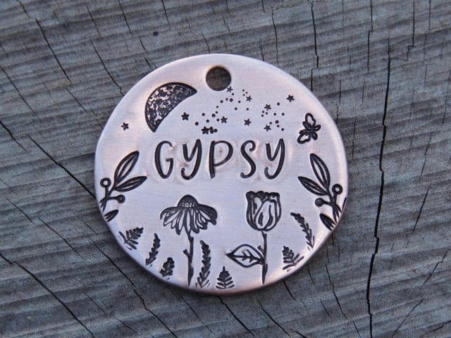 Native Wolf Pet Tags MAPLE