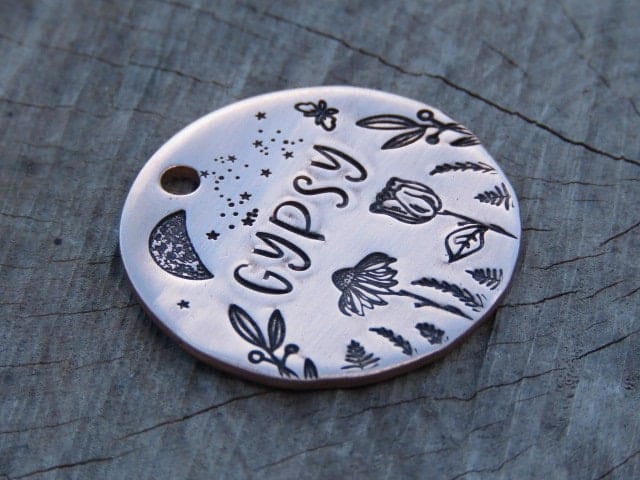 Native Wolf Pet Tags MAPLE