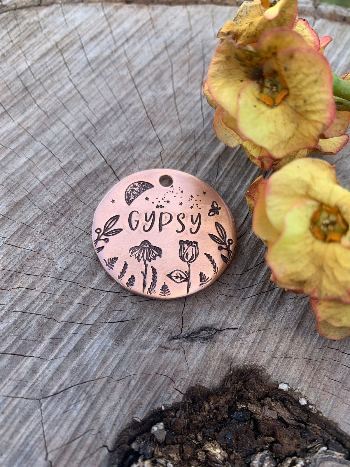 Native Wolf Pet Tags MAPLE