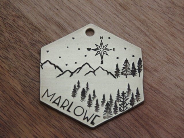 Native Wolf Pet Tags MARLOWE