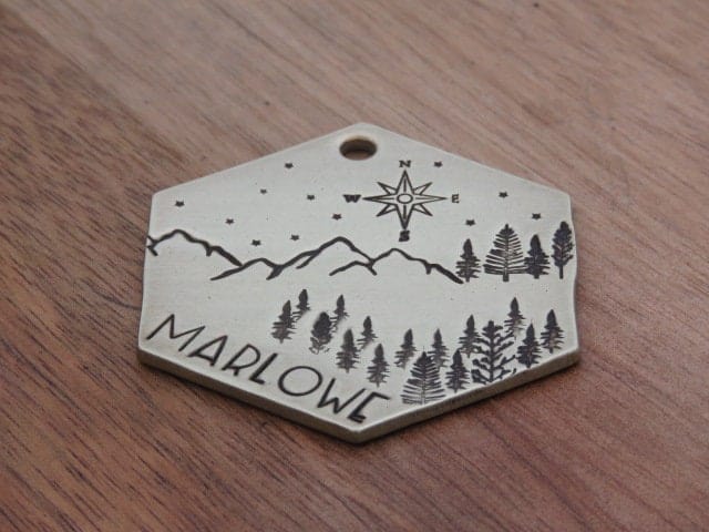 Native Wolf Pet Tags MARLOWE