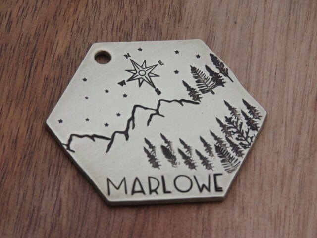 Native Wolf Pet Tags MARLOWE