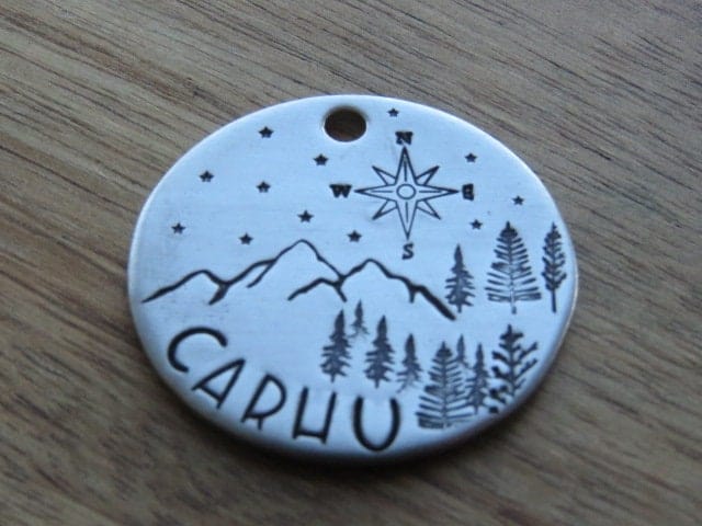 Native Wolf Pet Tags MARLOWE