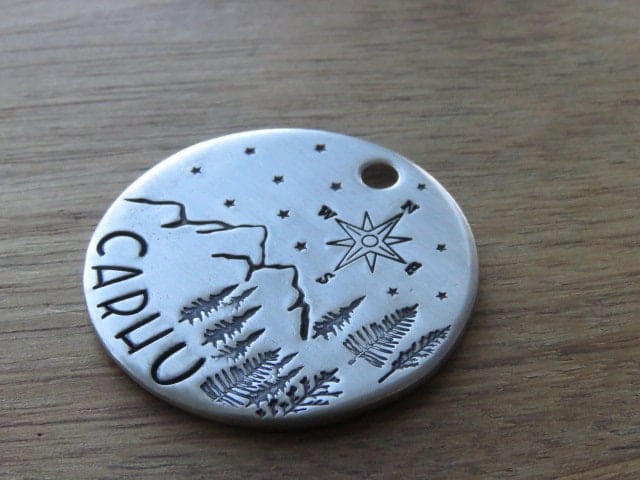 Native Wolf Pet Tags MARLOWE