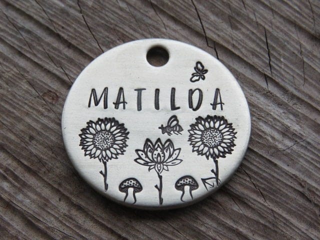 Native Wolf Pet Tags MATILDA