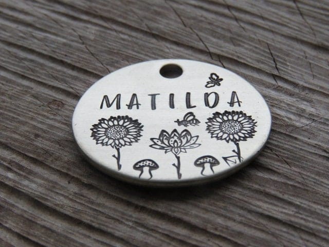 Native Wolf Pet Tags MATILDA