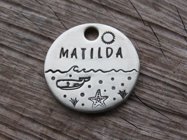 Native Wolf Pet Tags MATILDA