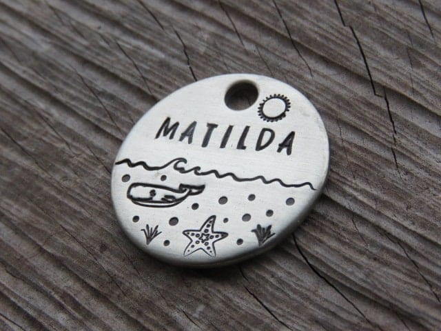 Native Wolf Pet Tags MATILDA