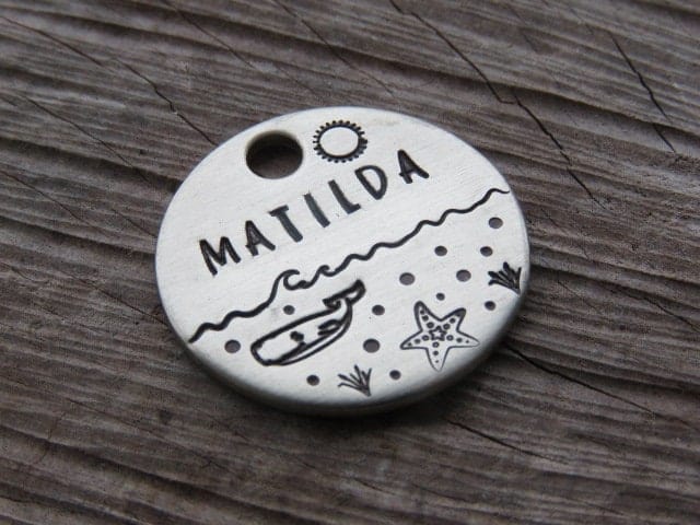 Native Wolf Pet Tags MATILDA