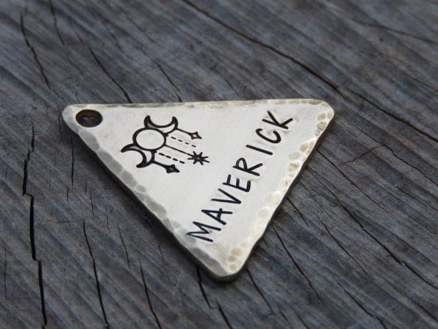 Native Wolf Pet Tags MAVERICK