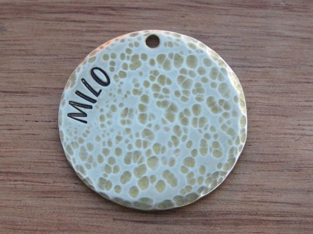Native Wolf Pet Tags MILO