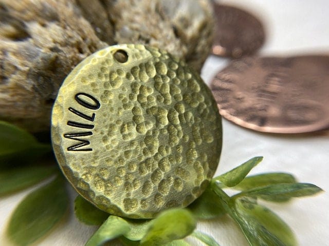 Native Wolf Pet Tags MILO