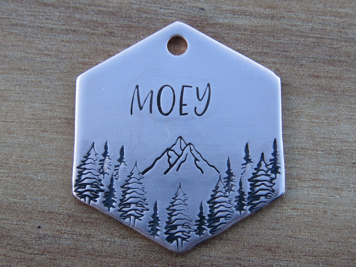 Native Wolf Pet Tags MOEY