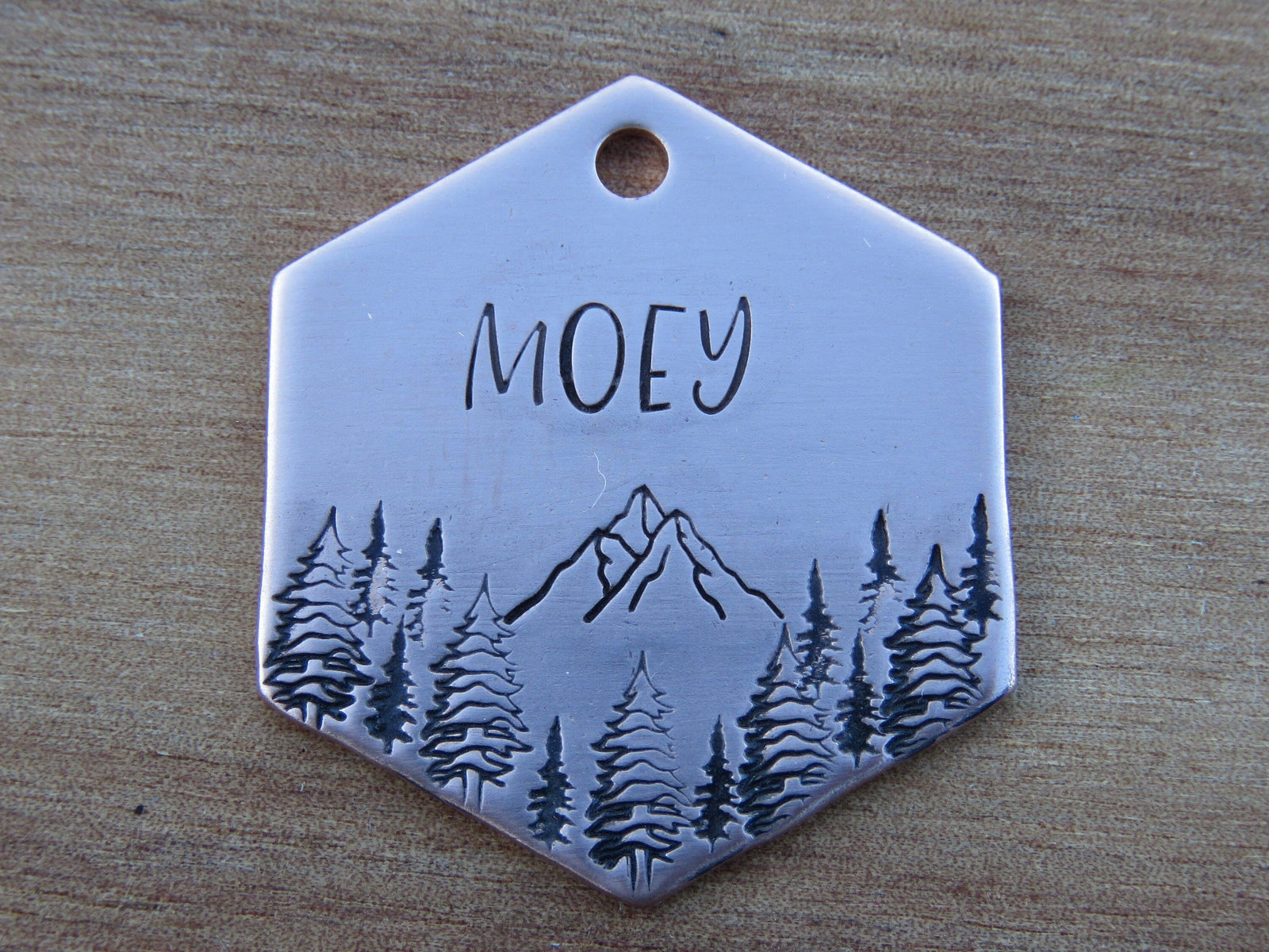 Native Wolf Pet Tags MOEY
