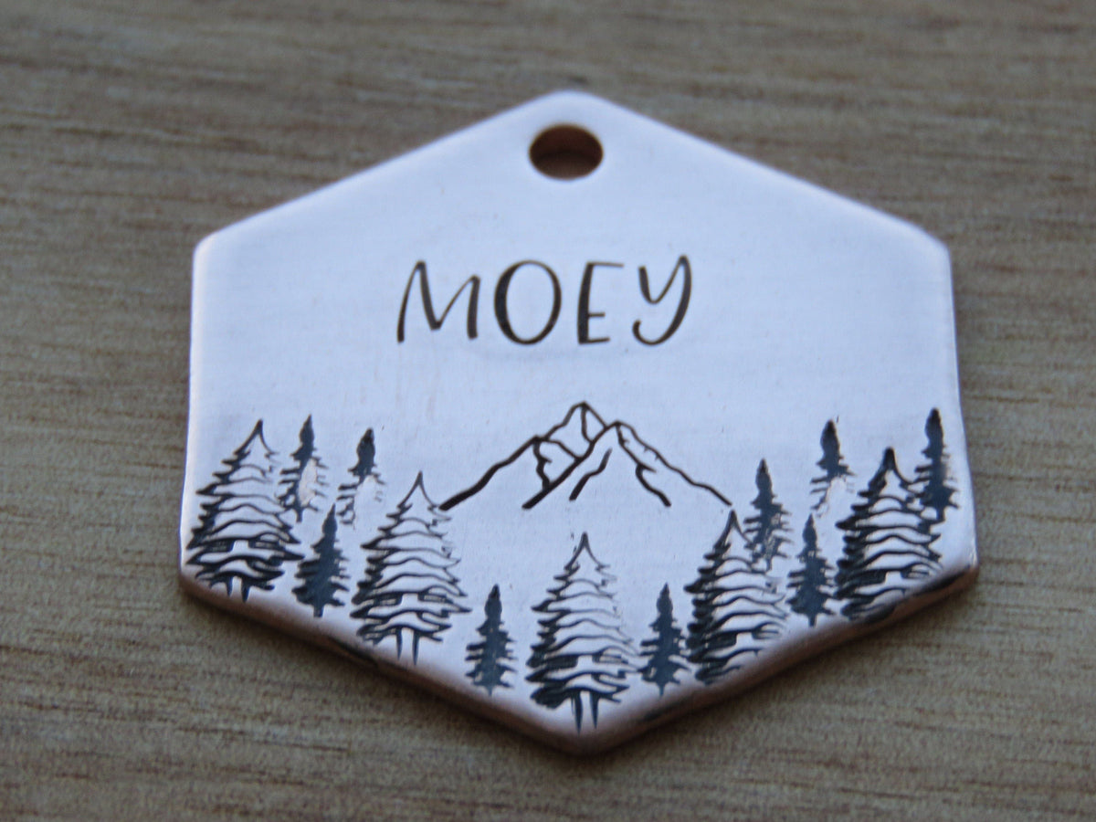 Native Wolf Pet Tags MOEY
