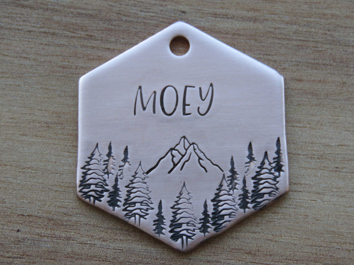Native Wolf Pet Tags MOEY