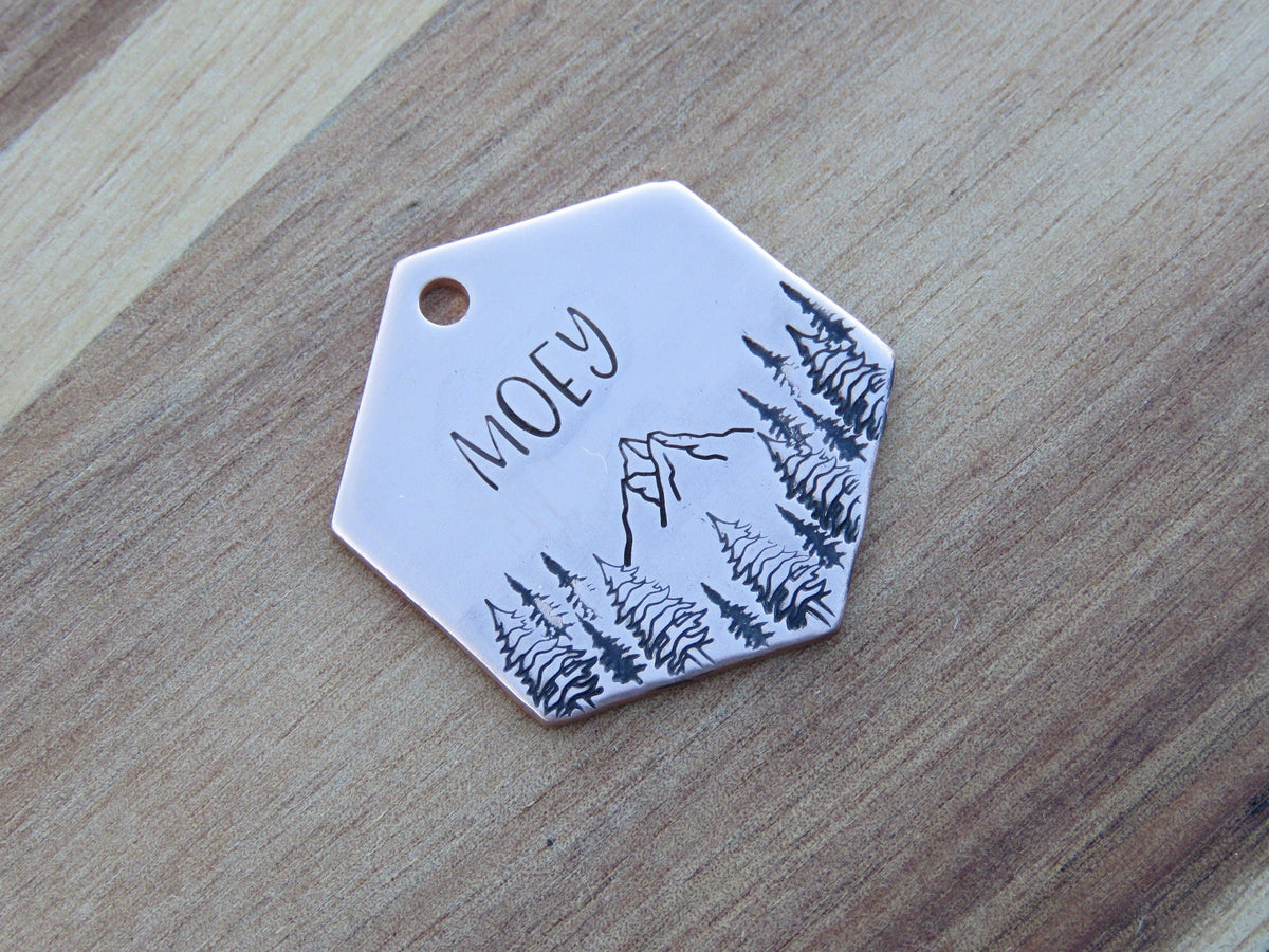 Native Wolf Pet Tags MOEY