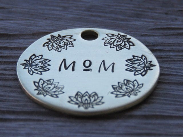 Native Wolf Pet Tags MOM