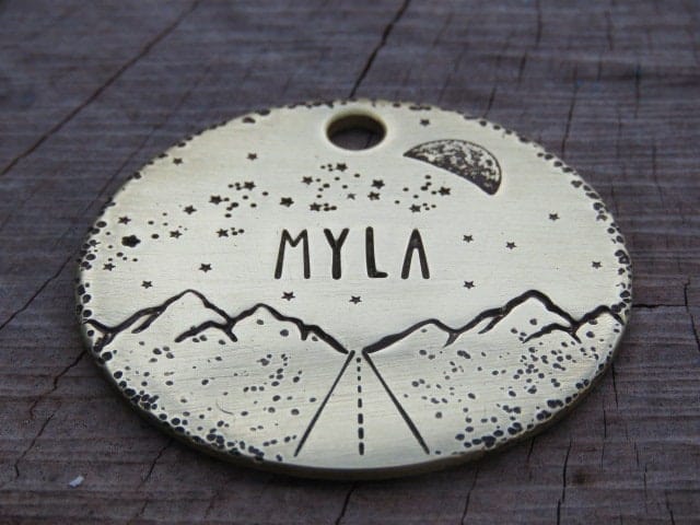 Native Wolf Pet Tags MYLA