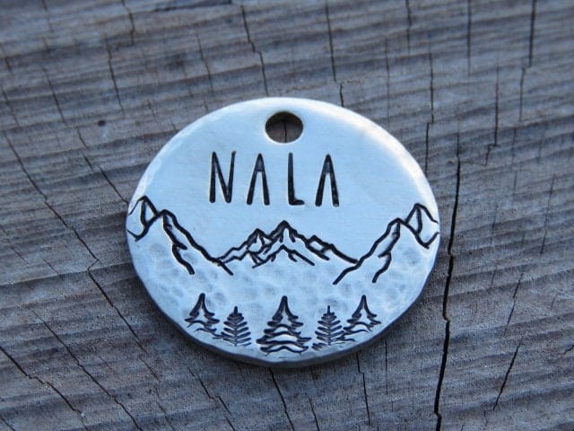 Native Wolf Pet Tags NALA
