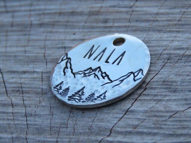 Native Wolf Pet Tags NALA