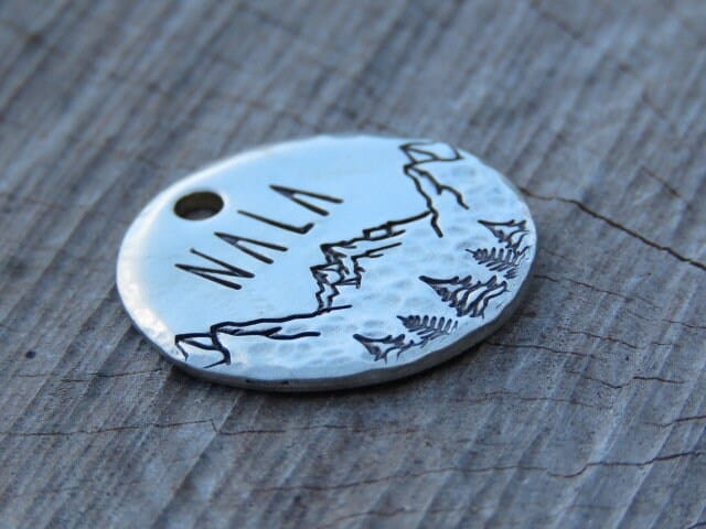 Native Wolf Pet Tags NALA