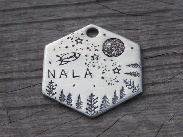 Native Wolf Pet Tags NALA