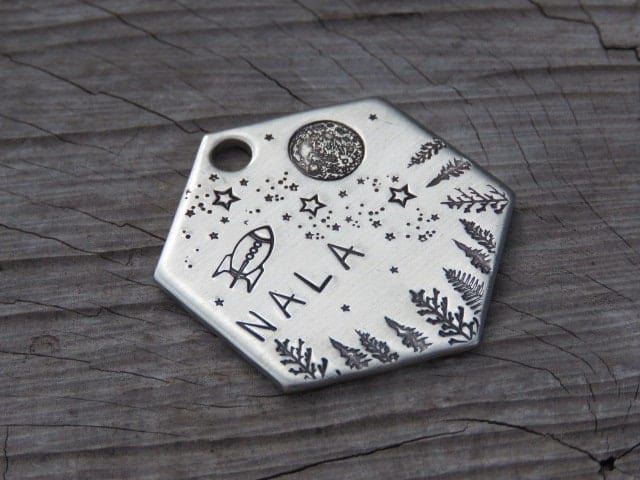 Native Wolf Pet Tags NALA