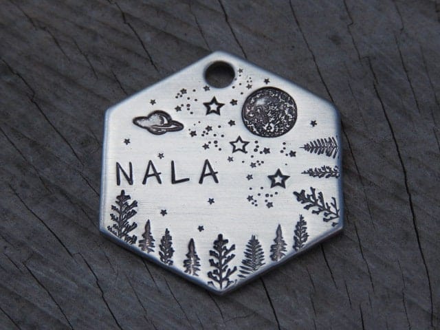 Native Wolf Pet Tags NALA
