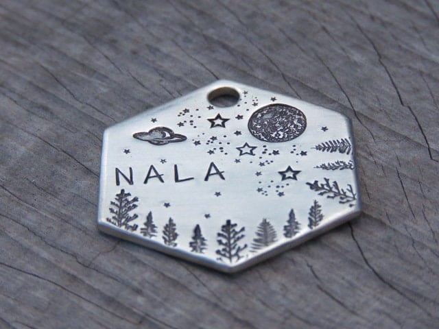Native Wolf Pet Tags NALA