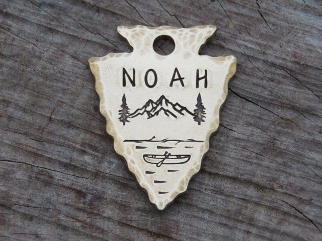 Native Wolf Pet Tags NOAH