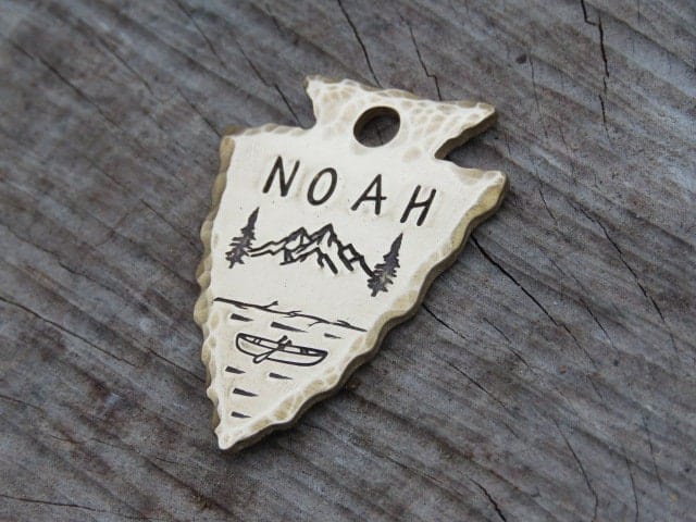 Native Wolf Pet Tags NOAH
