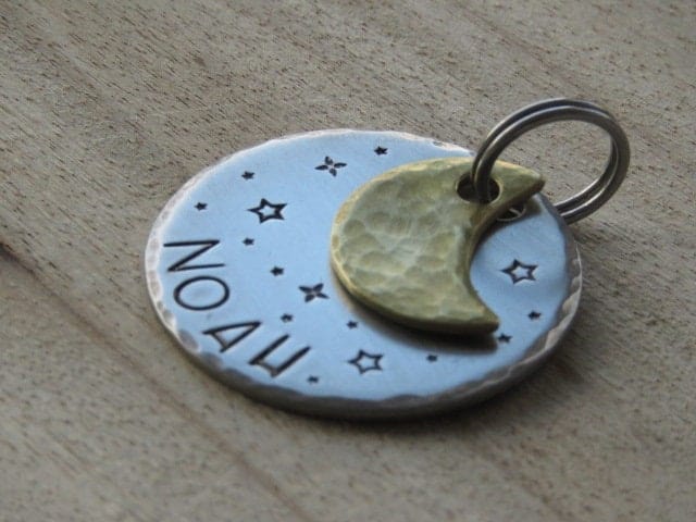 Native Wolf Pet Tags NOAH (DOUBLE)