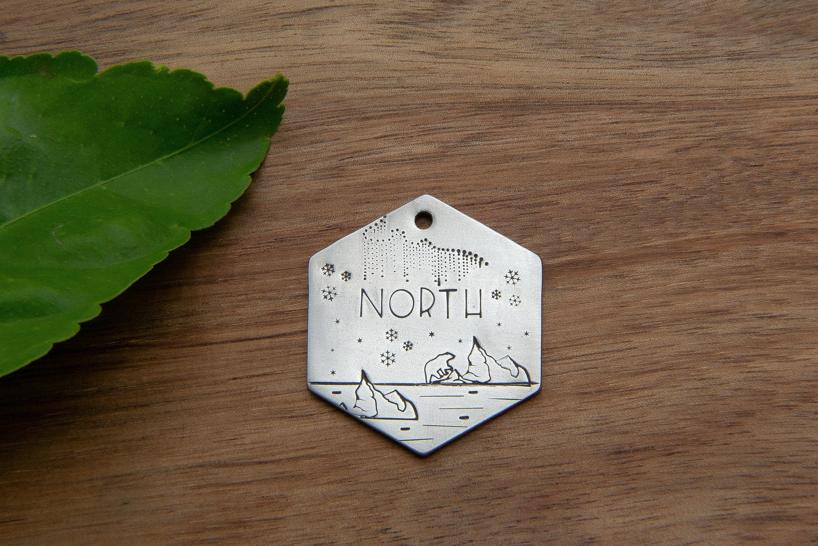Native Wolf Pet Tags NORTH