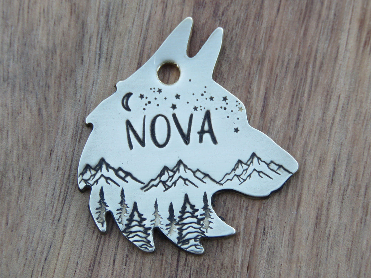 Native Wolf Pet Tags NOVA