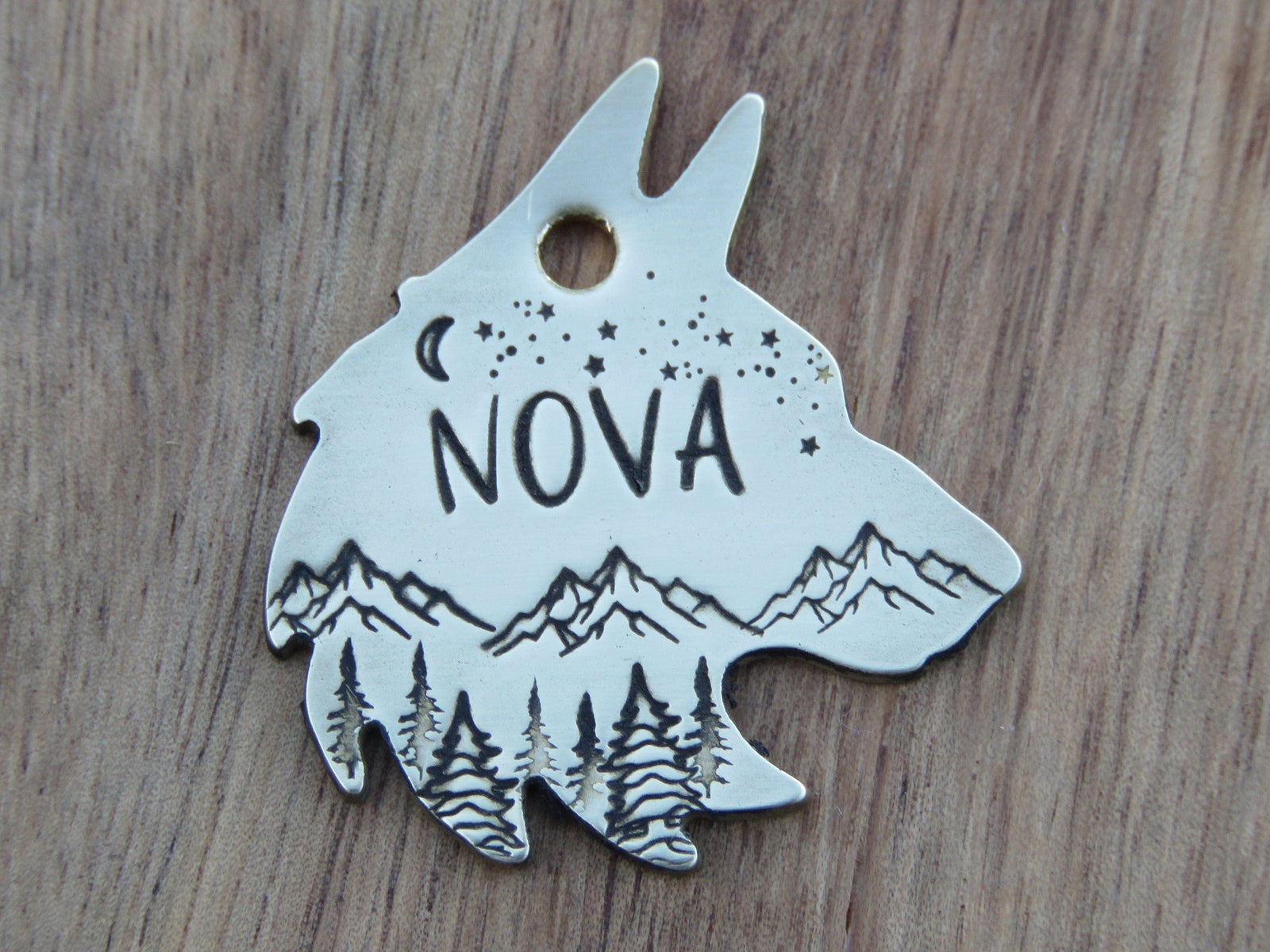 Native Wolf Pet Tags NOVA