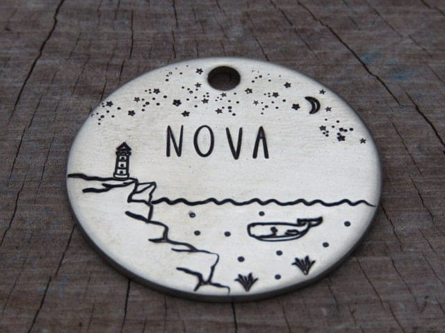 Native Wolf Pet Tags NOVA
