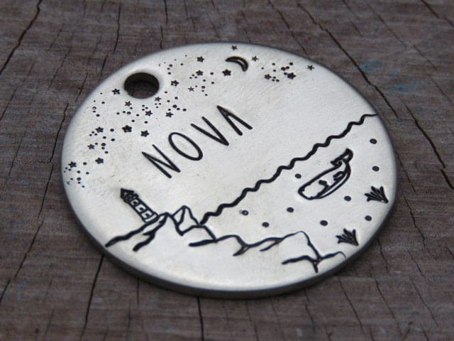 Native Wolf Pet Tags NOVA