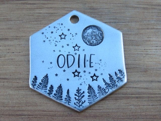Native Wolf Pet Tags ODIIE