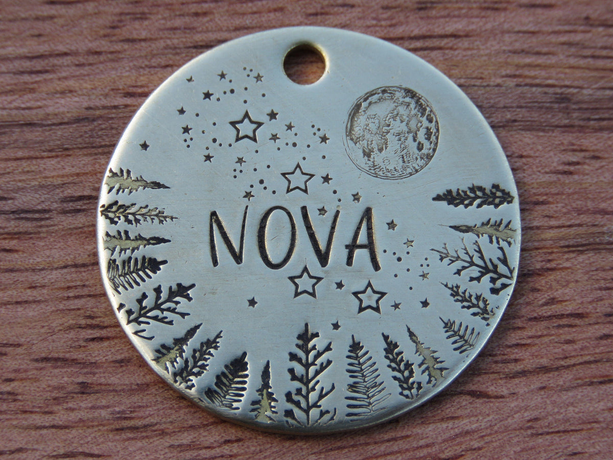 Native Wolf Pet Tags ODIIE