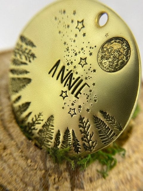 Native Wolf Pet Tags ODIIE