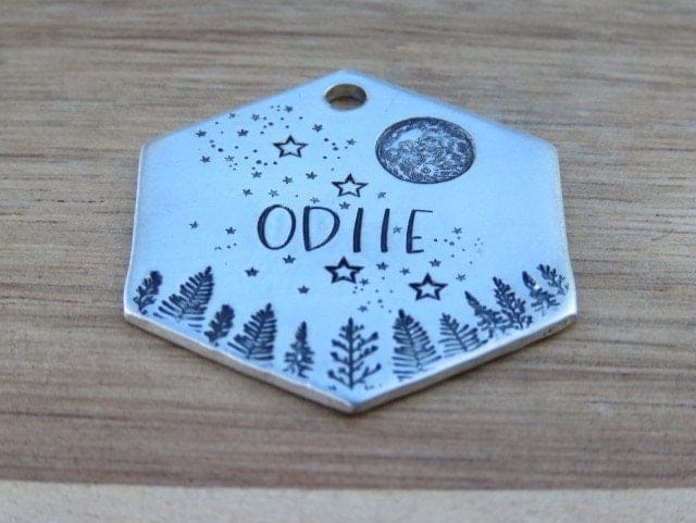 Native Wolf Pet Tags ODIIE