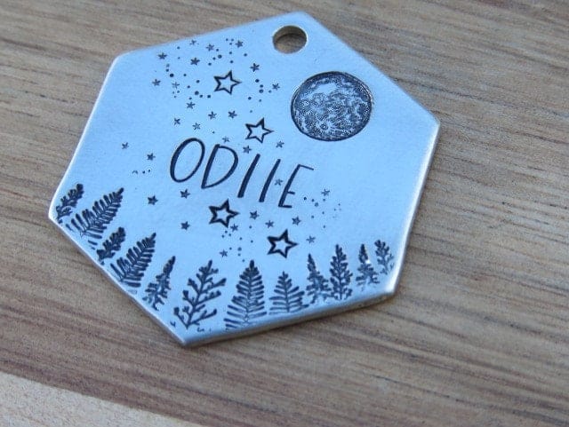 Native Wolf Pet Tags ODIIE