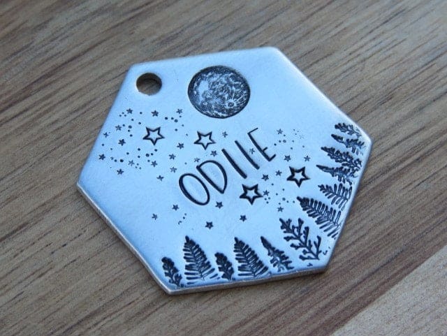 Native Wolf Pet Tags ODIIE