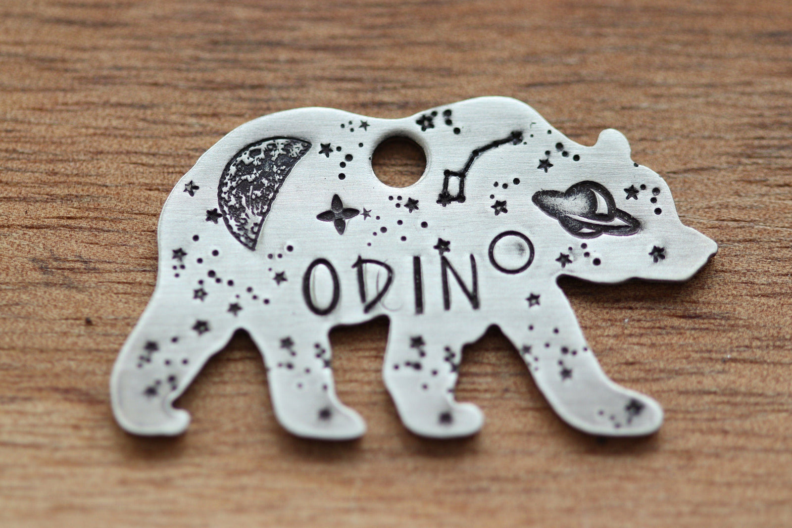 Native Wolf Pet Tags ODIN