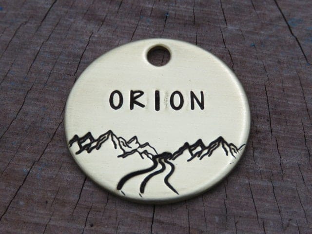 Native Wolf Pet Tags ORION