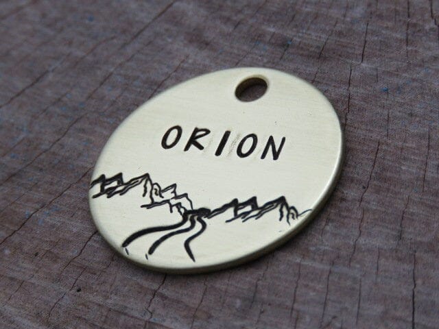 Native Wolf Pet Tags ORION
